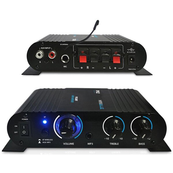 Main product image for Pyle PFA330BT Mini Audio Amplifier with Blue 310-2658